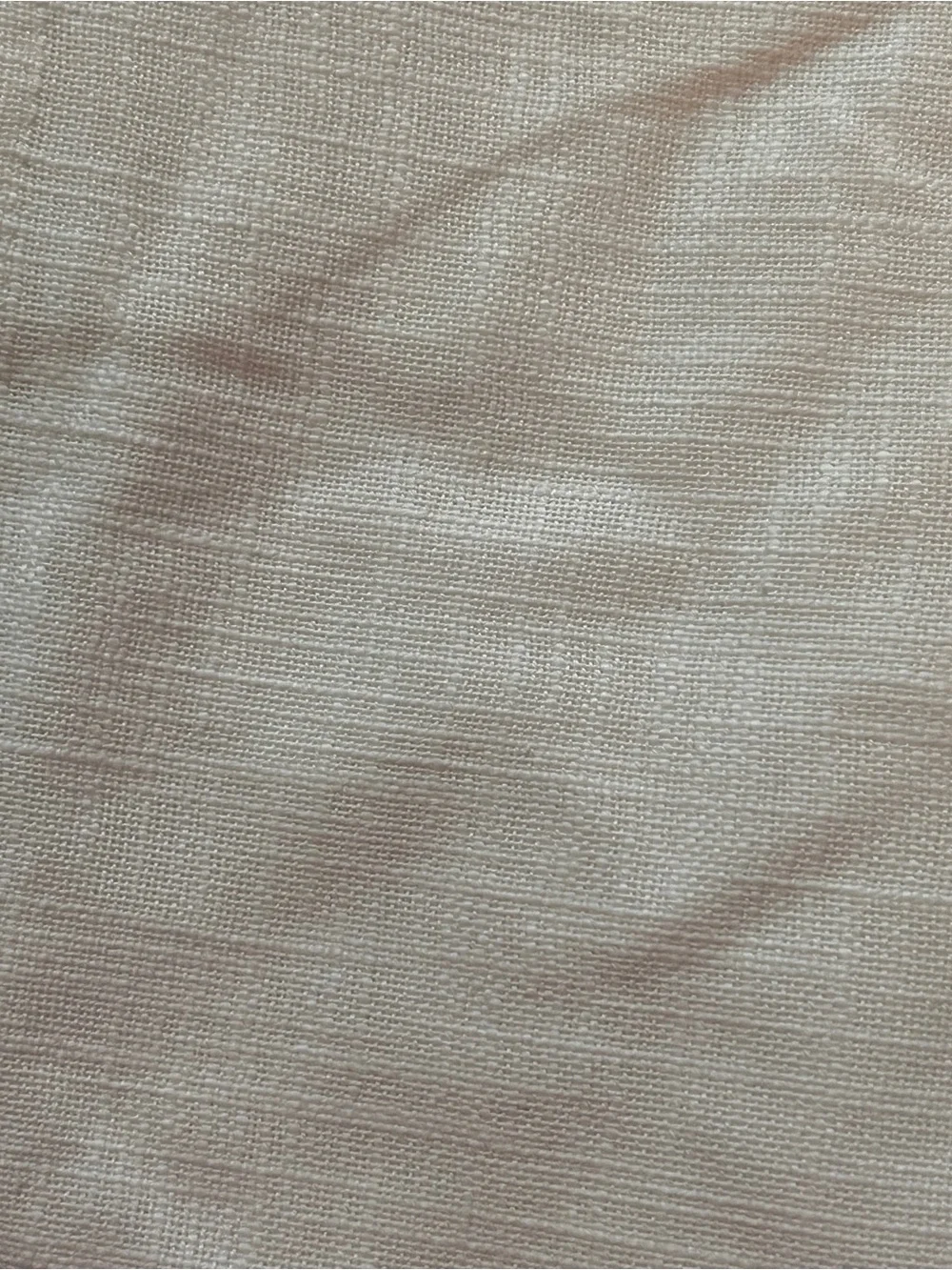 Quince Cotton Slub Texture Room Darkening Curtain Panel in White- 48x96
